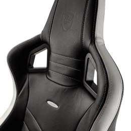 Fotel dla gracza Noblechairs EPIC Real Leather (czarno-biało-czerwony)