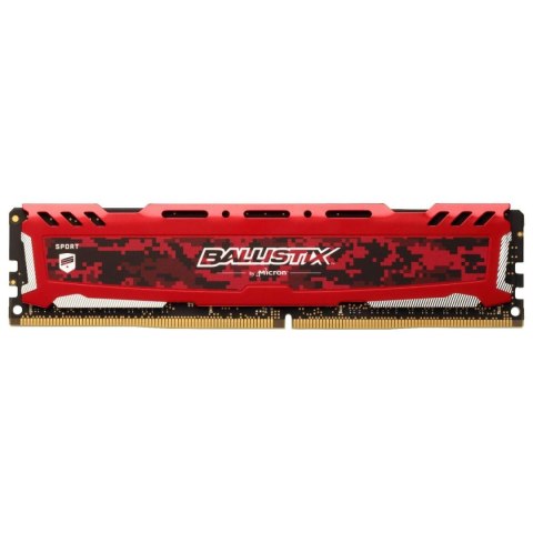 Pamięć RAM Crucial Ballistix Sport LT 16GB 2666MHz (czerwona)