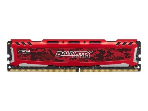 Pamięc RAM Crucial Ballistix Sport LT 8GB DDR4 2400MHz (czerwona)