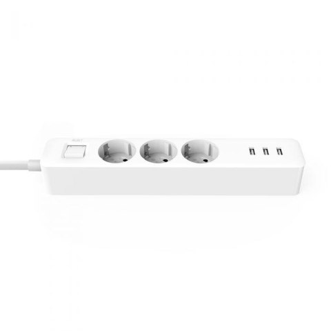 Listwa zasilająca Xiaomi Mi Power Strip z ładowarką 3x USB (biała)