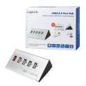 LogiLink Hub biurkowy 4xUSB 2.0 z zasilaczem