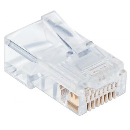 Techly Wtyk modularny RJ45 UTP 8P8C cat.6 na drut 100szt.