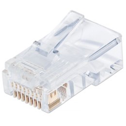 Techly Wtyk modularny RJ45 UTP 8P8C cat.6 na drut 100szt.