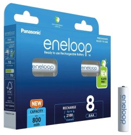 Akumulator Panasonic Eneloop R03/AAA 800mAh (8 szt.)