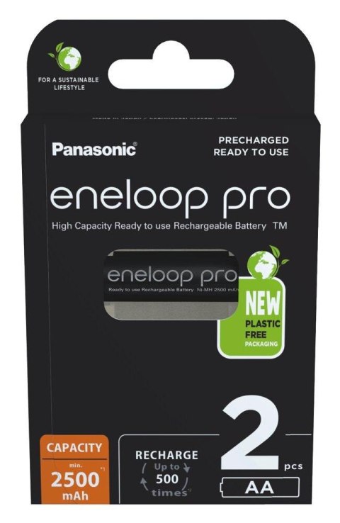 Akumulator Panasonic Eneloop Pro R6/AA 2500mAh (2 szt.)