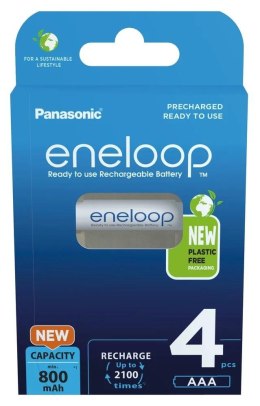 Akumulatorki Panasonic Eneloop R03/AAA 800mAh BK-4MCDE/4BE (4 szt.)