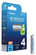 Akumulatorki Panasonic Eneloop R03/AAA 800mAh BK-4MCDE/4BE (4 szt.)