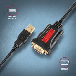 Adapter Axagon ADS-1PSN USB 2.0 do portu szeregowego RS-232 DB9 M 1.5m