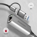 Karta sieciowa Axagon ADE-TXCA USB3.2 Gen 1 Type-C & Type-A / Gigabit Ethernet 10/100/1000