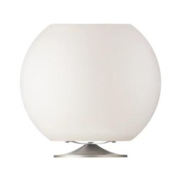 Lampa przenośna LED 3w1 Kooduu Sphere Brushed Silver z wbudowanym głośnikiem i komorą chłodzącą