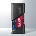 Obudowa zewnętrzna Axagon do dysków M.2 NVMe & SATA SSD / USB-C 3.2 G2 30-80 mm czarna