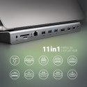 Wieloportowy HUB USB-C 3.2, DisplayPort, 2x HDMI Axagon HMC-4KX3