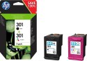 INK CARTRIDGE NO 301 B/C/M/Y/COMBO 2-PACK