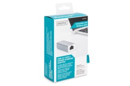 Digitus Karta sieciowa przewodowa USB 3.0 Typ C do Gigabit Ethernet 10/100/1000Mbps