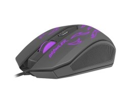 NATEC Mysz Fury Brawler 1600 DPI dla graczy podświetlenie