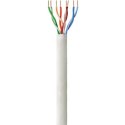 Techly Kabel instalacyjny skrętka UTP Cat6 4x2 drut 100% miedź 305m szary