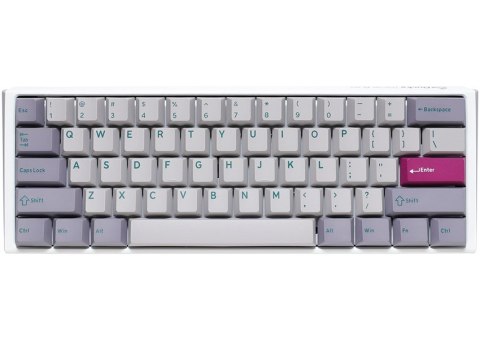 Ducky One 3 Mist Szara Mini Klawiatura Gamingowa, RGB LED - MX-Speed-Silver