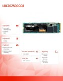 Kioxia Dysk SSD Exceria G2 500GB NVMe