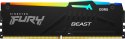 Pamięć RAM Kingston Fury Beast Black RGB 32GB (2x16GB) DDR5 6000MHz