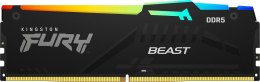 Pamięć RAM Kingston Fury Beast Black RGB 32GB (2x16GB) DDR5 6000MHz