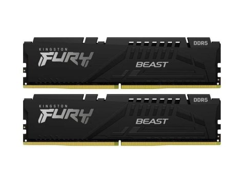 Pamięć RAM Kingston Fury Beast Black 32GB (2x16GB) DDR5 6000MHz