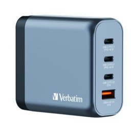 Verbatim Ładowarka GNC-140 32203 GaN 140W, PD 3.1, QC 3.0 3x USB-C, 1x USB-A, UE / UK