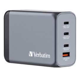 Verbatim Ładowarka GNC-240 32205 GaN 240W, PD 3.1, QC 3.0 3x USB-C, 1x USB-A, UE / UK