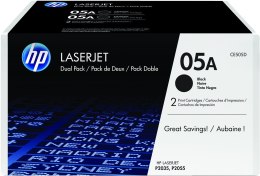 TONER CARTRIDGE 05A BLACK/DUAL PACK