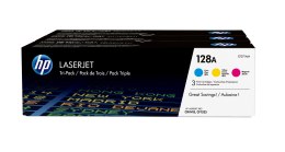 TONER CARTRIDGE 128A C/Y/M/TRIPLE PACK