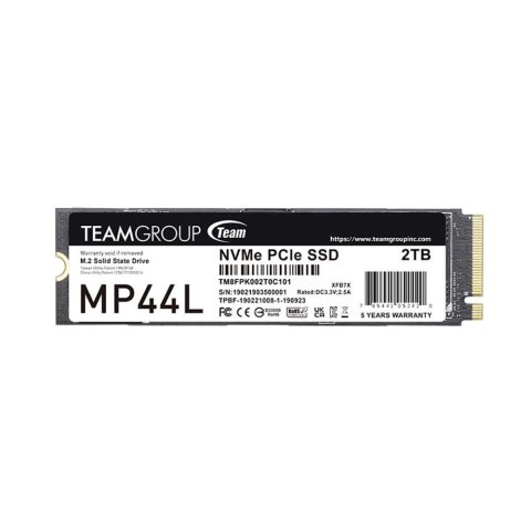 Dysk SSD Team Group MP44L 2TB M.2 PCIe NVMe Gen4 x4 (4800/4400)