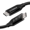 Kabel USB4/Thunderbolt 3 Edimax UC4-005TB 0,5m USB-C to USB-C czarny