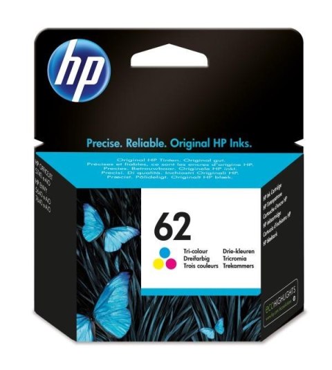 HP 62 TRI-COLOR INK CARTRIDGE/EN/RU/FR/PL/CZ/HU