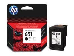 INK CARTRIDGE NO 651 BLACK/HU