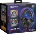 Słuchawki z mikrofonem Defender COSMO PRO 7.1 VIRTUAL SOUND podświetlane Gaming USB RGB + GRA