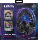 Słuchawki z mikrofonem Defender COSMO PRO 7.1 VIRTUAL SOUND podświetlane Gaming USB RGB + GRA