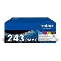 Toner Brother zestaw TN243CMYK=TN-243CMYK, 1000 str. (WYPRZEDAŻ)