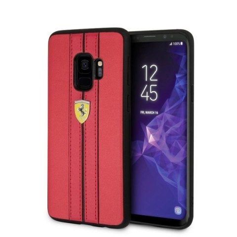 Etui Ferrari Urban na Samsung Galaxy S9 - czerwone