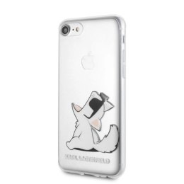 Etui Karl Lagerfeld Choupette Fun na iPhone 7 / 8 / SE 2020 / SE 2022 - przezroczyste