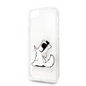 Etui Karl Lagerfeld Choupette Fun na iPhone 7 / 8 / SE 2020 / SE 2022 - przezroczyste