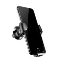 Baseus Gravity Car Mount grawitacyjny uchwyt samochodowy na kratkę wentylacyjną nawiew na telefon 4-6" czarny (SUYL-01)