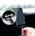 Baseus Gravity Car Mount grawitacyjny uchwyt samochodowy na kratkę wentylacyjną nawiew na telefon 4-6" czarny (SUYL-01)