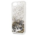 Etui Karl Lagerfeld Glitter na iPhone 7 / 8 / SE 2020 / SE 2022 - czarno-złote