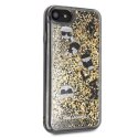 Etui Karl Lagerfeld Glitter na iPhone 7 / 8 / SE 2020 / SE 2022 - czarno-złote