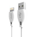 Dudao przewód kabel USB / Lightning 2.1A 2m biały (L4L 2m white)