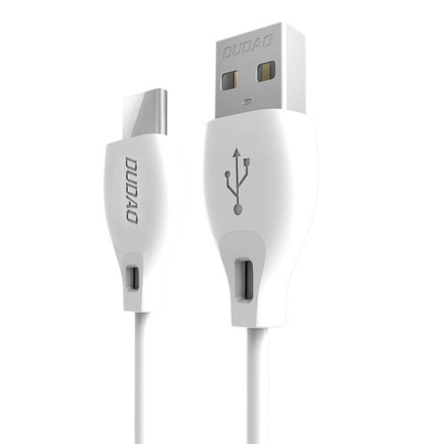 Dudao przewód kabel USB Typ C 2.1A 2m biały (L4T 2m white)