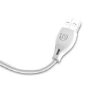 Dudao przewód kabel USB Typ C 2.1A 2m biały (L4T 2m white)