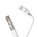 Dudao przewód kabel micro USB 2.4A 1m biały (L4M 1m white)