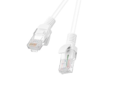 LANBERG Patchcord PCU5-10CC-0025-W kat.5e 0.25M biały