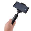 Mini statyw uchwyt do zdjęć selfie na telefon aparat kamerę GoPro 16 - 21 cm czarny