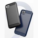 Carbon Case elastyczne etui pokrowiec Huawei Y5p czarny